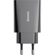 Зарядний пристрій 1xUSB 20W (USB-C) Чорний  Baseus