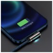 Кабель USB AM-Lightning M, 1 м, 2.4A, 90° Синій, Legend Series Elbow CACS Baseus