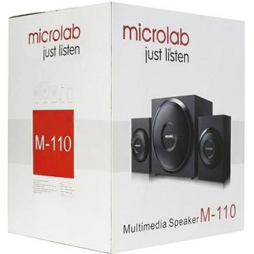 Акустична система 2.1 Microlab M-110, чорна