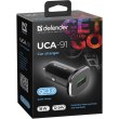 Автозарядка 1xUSB 18W (USB-A) QC3.0 3А UCA-91 чорна Defender