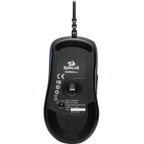 Мишка Redragon Stormrage RGB, ігрова, 10000dpi., 7кн., чорна