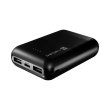 УМБ Natec 10000mah Trevi Compact 2x USB-A + 1x USB -C Black чорна