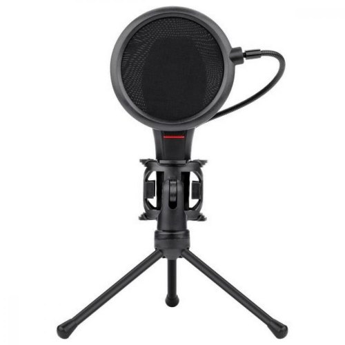 Ігровий стрім мікрофон Redragon Quasar GM200 USB, підставка, кабель 1.5м