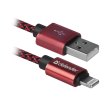 Кабель USB AM-Lightning M, 1.0 м, червоний, 01-03T PRO Defender