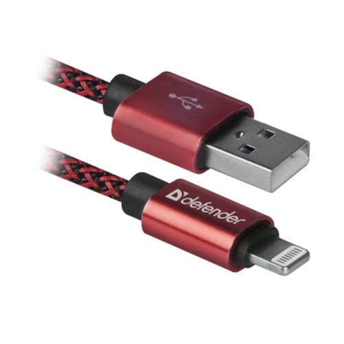 Кабель USB AM-Lightning M, 1.0 м, червоний, 01-03T PRO Defender