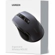 Мишка UGREEN 2.4GHz MU006, бездротова, 4000dpi., 4кн.,Silence Design, Сіра