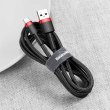 Кабель USB 2.0 AM-Type-C M, 3 м, (20V/3A), (60W) Червоний-Чорний, CATKLF-U91 Baseus