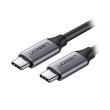Кабель USB 3.1 GEN1 Type-C M-M, 1.5 м, 3A, Nickel Plating Aluminum Shell Сірий, US161 UGREEN