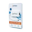 USB Hub Manhattan Type-C Hub 3-port USB3.0 + RJ45 Gigabit Ethernet, білий