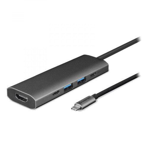 Док-станція USB3.2 Type-C --> HDMI/USB 3.2x2/USB-C/PD 80W 5-in-1 DSC-502 CHIEFTEC