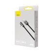 Кабель USB3.1 AM-Type-C M, 2 м, 66W, 90° Чорний, Legend Series Elbow CATCS Baseus