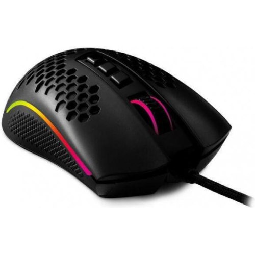 Мишка Redragon Storm M808 RGB Optical, ігрова, 12400dpi., 7кн., Ultralight чорна
