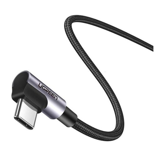 Кабель USB 2.0 Type-C M-M, 1 м, (20V/3A), (60W) Чорний, Aluminum Case with Braided US323 UGREEN
