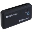 Card Reader Optimus, 6-slots, USB2.0, compact, зовнішній, чорний Defender
