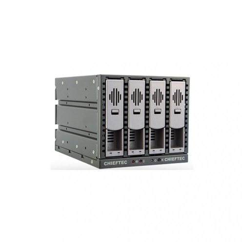 Бекплейн Chieftec SST-3141SAS 3x5.25 -> 4x3.5 HDDs Hot-Swap Aluminium