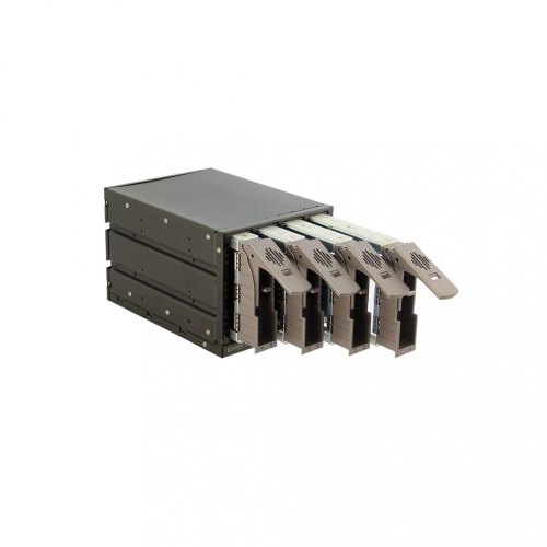 Бекплейн Chieftec SST-3141SAS 3x5.25 -> 4x3.5 HDDs Hot-Swap Aluminium