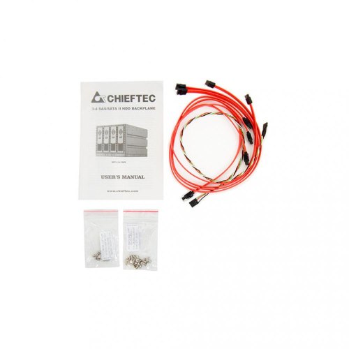Бекплейн Chieftec SST-3141SAS 3x5.25 -> 4x3.5 HDDs Hot-Swap Aluminium