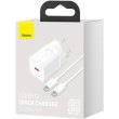 МЗП Baseus Super Si Quick Charger 1C 25W EU, White