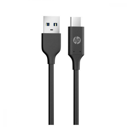 Кабель USB AM-Type-C M, 1.0 м, PVC, чорний, DHC-TC101 HP