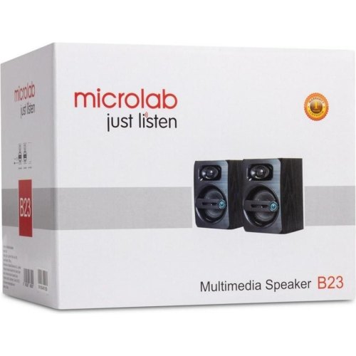 Акустична система 2.0 Microlab B-23, 6Вт MDF USB чорна