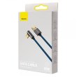 Кабель USB3.1 AM-Type-C M, 2 м, 66W, 90° Синій, Legend Series Elbow CATCS Baseus