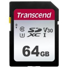 Карта пам'яті Transcend SD  64GB C10 UHS-I  R100/W20MB/s