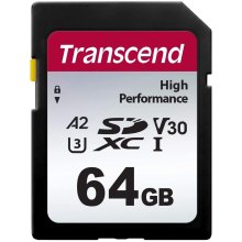 Карта пам'яті Transcend SD  64GB C10 UHS-I U3 R160/W50MB/s 4K