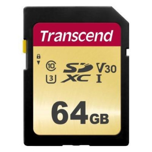 Карта пам'яті Transcend SD  64GB C10 UHS-I  R95/W45MB/s