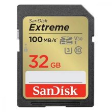 Карта пам'яті SanDisk SD   32GB C10 UHS-I U3 R100/W60MB/s Extreme V30