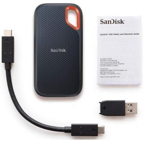 Портативний накопичувач SSD SanDisk 2TB USB 3.1 Gen 2 Type-C SanDisk E61 R1050/W1000MB/s IP55