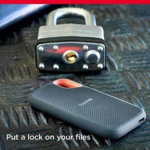 Портативний накопичувач SSD SanDisk 2TB USB 3.1 Gen 2 Type-C SanDisk E61 R1050/W1000MB/s IP55
