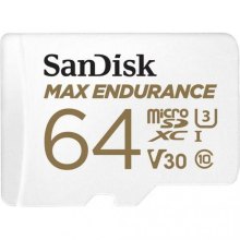 Карта пам'яті SanDisk microSD   64GB C10 UHS-I U3 V30 R100/W40MB/s Max Endurance