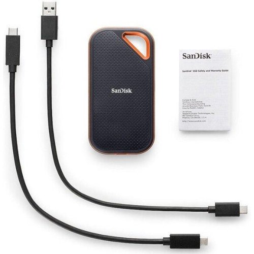 Портативний накопичувач SSD SanDisk 1TB USB 3.2 Gen 2x2 Type-C E81 R2000/W2000MB/s IP55