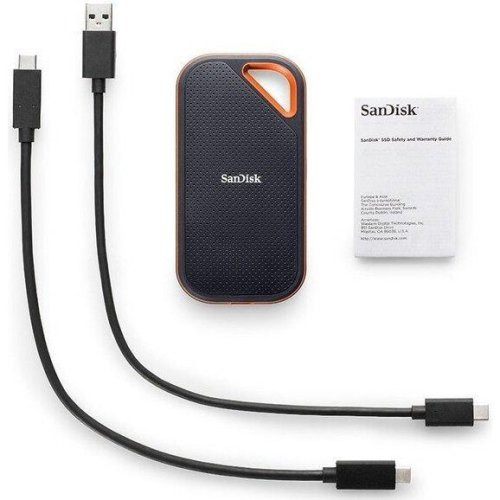 Портативний накопичувач SSD SanDisk 1TB USB 3.2 Gen 2x2 Type-C E81 R2000/W2000MB/s IP55