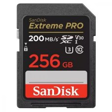 Карта пам'яті SanDisk SD  256GB C10 UHS-I U3 R200/W140MB/s Extreme Pro V30