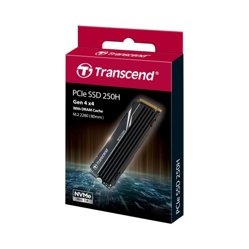 Накопичувач SSD Transcend M.2 4TB PCIe 4.0 MTE250H + радіатор