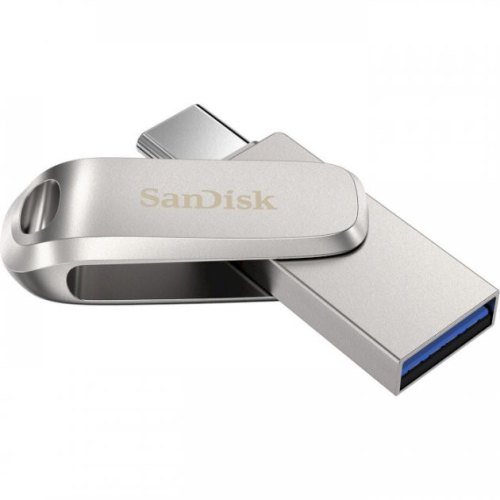 USB флеш SanDisk  256GB USB 3.1 Type-A + Type-C Dual Drive Luxe
