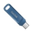 USB флеш SanDisk  128GB USB 3.1 Type-A + Type-C Ultra Dual Drive Go Navy Blue