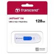 USB флеш Transcend 128GB USB 3.1 Type-A JetFlash 790 White