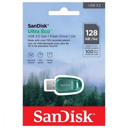 USB флеш SanDisk  128GB USB 3.2 Type-A Ultra Eco