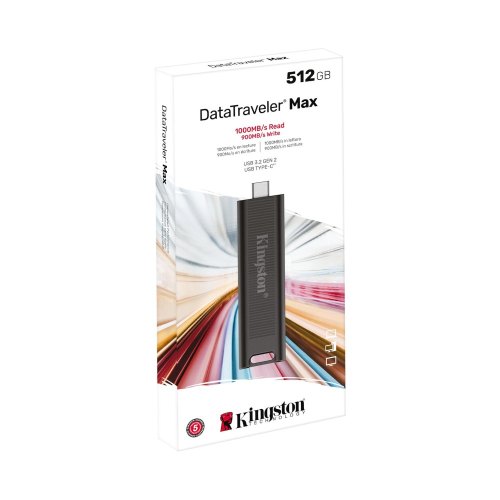 USB флеш Kingston  512GB USB 3.2 Type-C Gen 2 DT Max