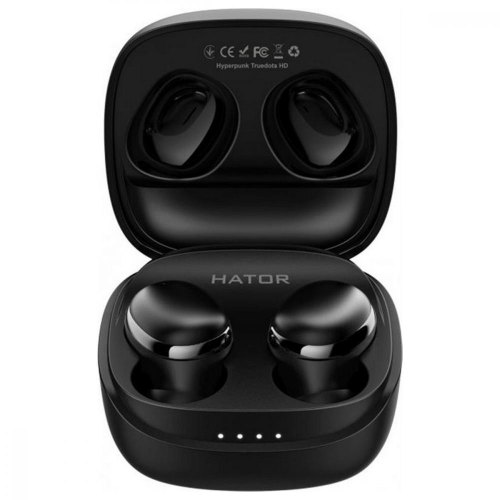 Навушники ігрові TWS HATOR Hyреrpunk Truedots HD (HTA-411) Black