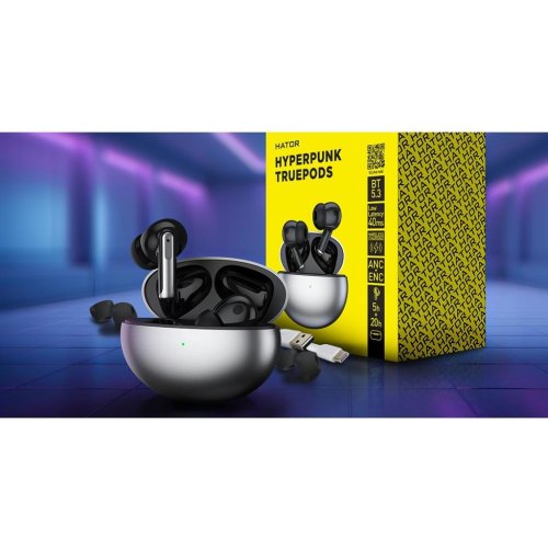 Навушники ігрові TWS HATOR Hyреrpunk Truepods (HTA-430) Black