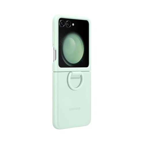 Чохол Samsung F731 (Flip 5) EF-PF731TMEGUA Silicone Case with Ring, Ocean Green