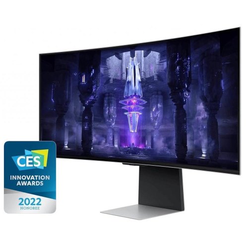 Монітор Samsung 34 Odyssey OLED G8 G85SB microHDMI, miniDP, USB-C, VA, 3440x1440, 21:9, 175Hz, 0.03ms, CURVED