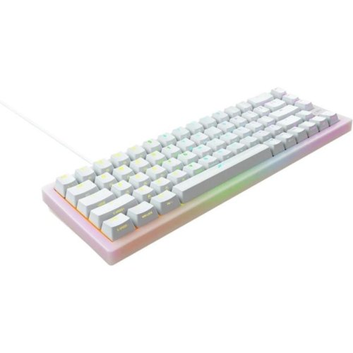 Клавіатура дротова, механічна Xtrfy K5 68Key, Kailh Red, USB-A, EN/UA, Hot-swap, RGB, білий
