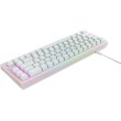 Клавіатура дротова, механічна Xtrfy K5 68Key, Kailh Red, USB-A, EN/UA, Hot-swap, RGB, білий