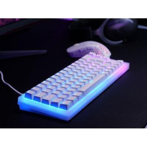 Клавіатура дротова, механічна Xtrfy K5 68Key, Kailh Red, USB-A, EN/UA, Hot-swap, RGB, білий