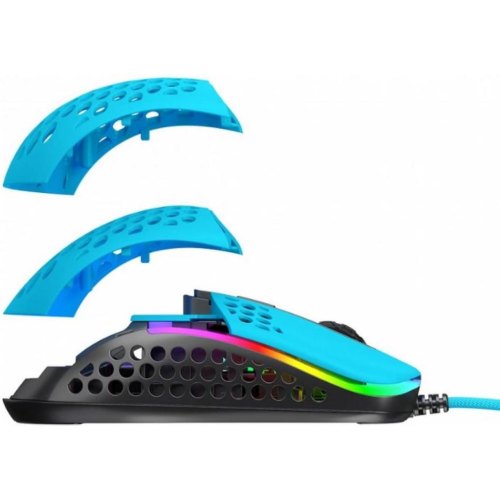 Мишка дротова, Xtrfy M42, USB-A, RGB, Miami Blue