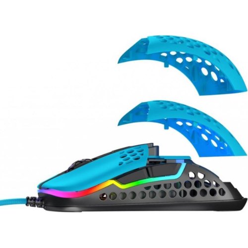 Мишка дротова, Xtrfy M42, USB-A, RGB, Miami Blue